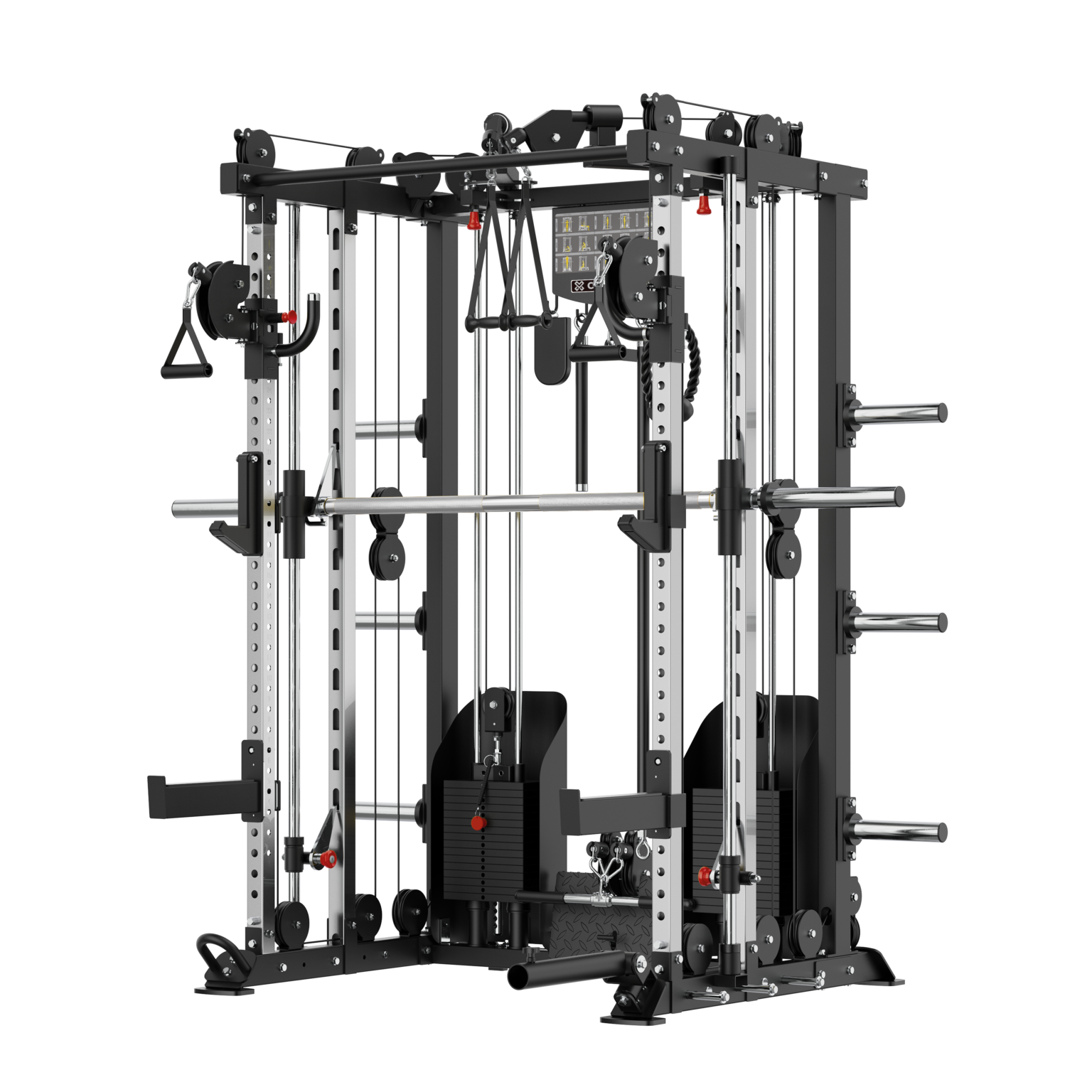 JSC2 Combo Machine 2 (DAP + Smith + Half Rack) Crux Fitness Equipment